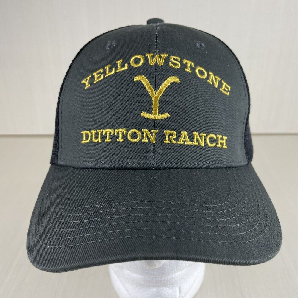 Yellowstone Dutton Ranch Paramount Logo Gray Snapback Mesh Trucker Hat Cap - NWT